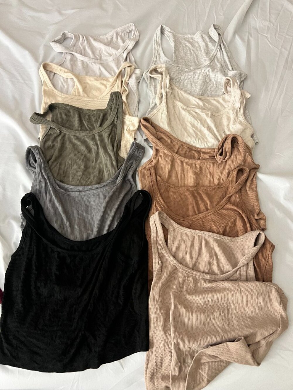 Shein DAZY Solid Crop Tank Top Halter Top Bundle